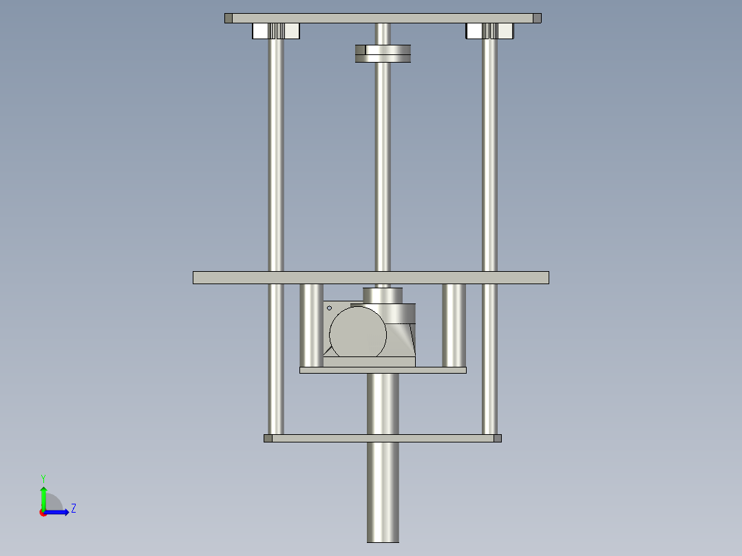 左举升-机构左视图