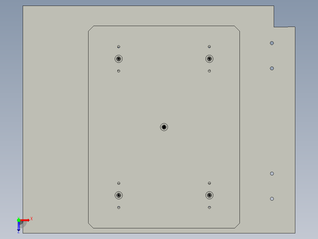 左举升-机构俯视图