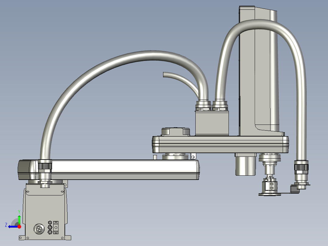 UWLYBZ103-01雅马哈四轴机器人外部走线管线包ZB右视图