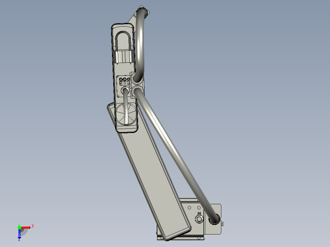 UWLYBZ103-01雅马哈四轴机器人外部走线管线包ZB俯视图