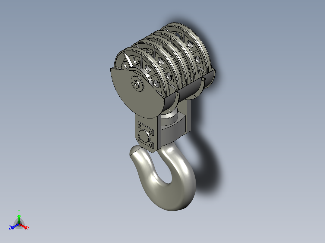 吊钩装配主视图