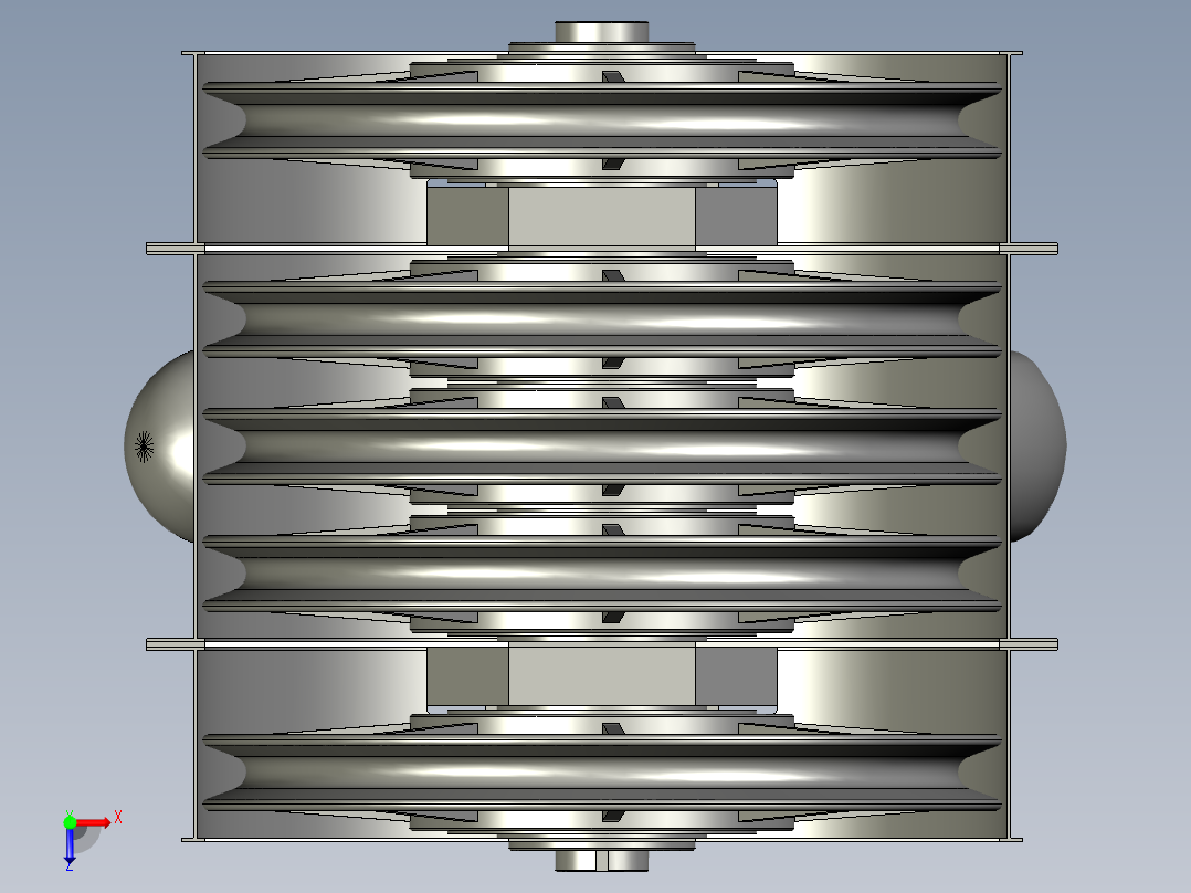 吊钩装配俯视图