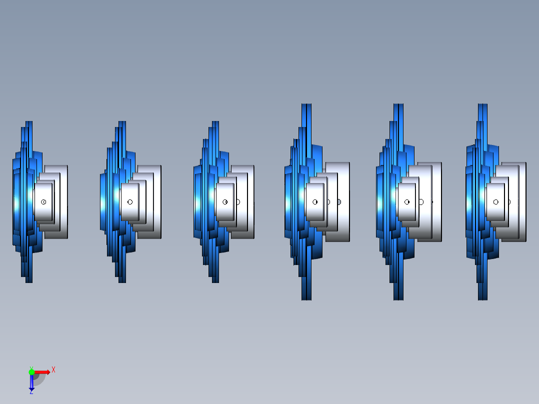 24种SAPF200带座轴承俯视图