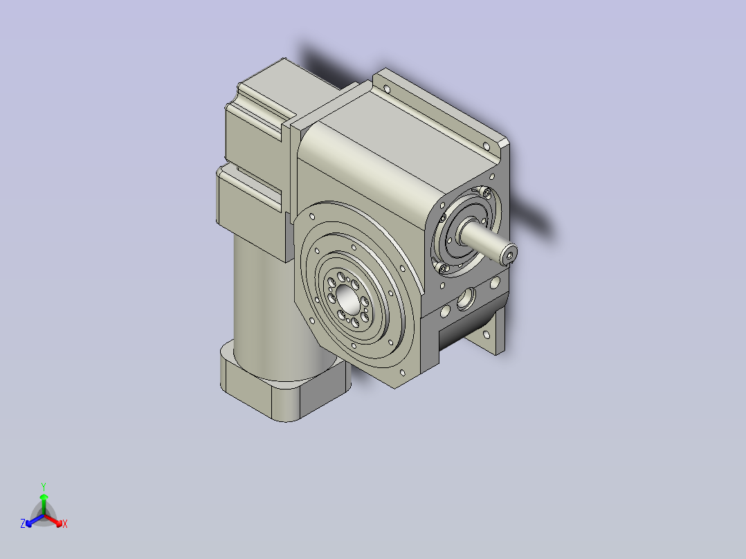 格图凸轮分割器 90DA-PACK-DJ-WF主视图