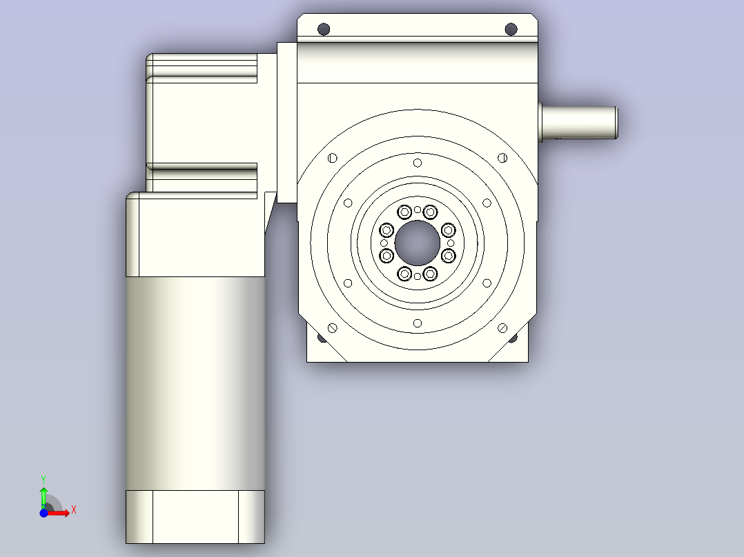 格图凸轮分割器 90DA-PACK-DJ-WF前视图