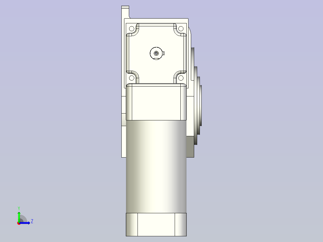格图凸轮分割器 90DA-PACK-DJ-WF左视图