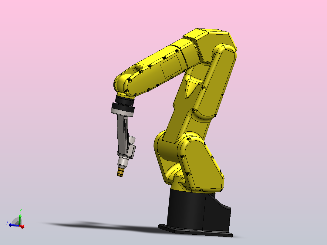 ABB机器人、机械臂主视图