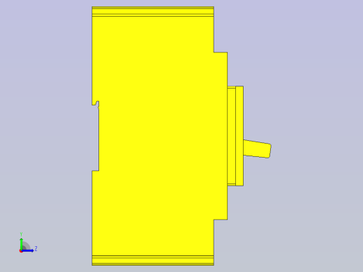 三菱断路器左视缩略图