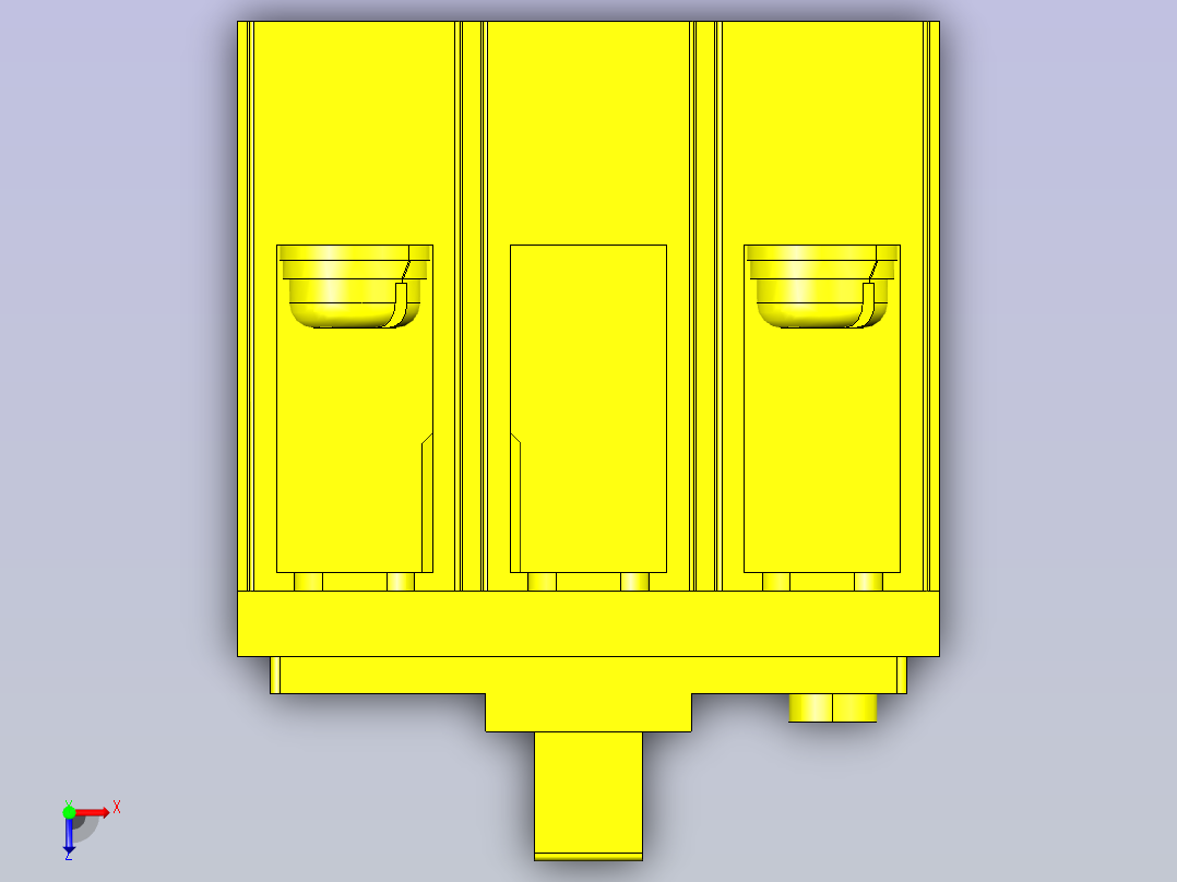 三菱断路器俯视图