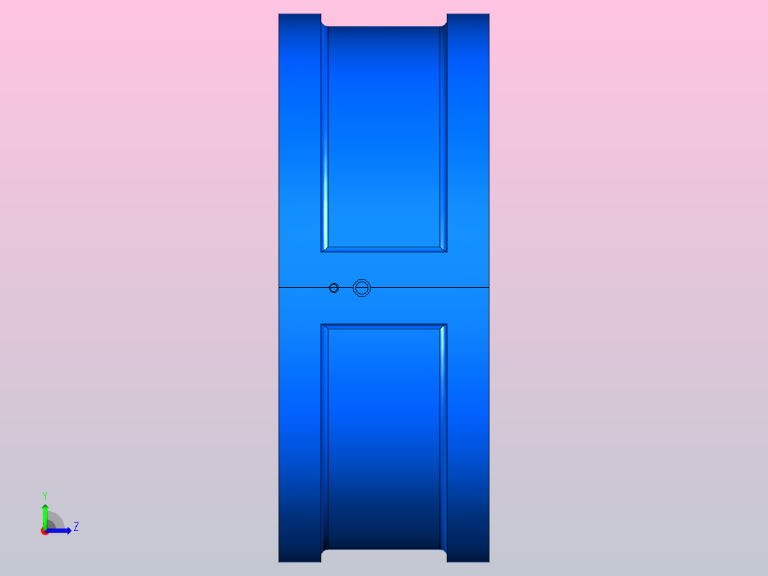 H76H╱Y╱F-PN1.6对夹双板止回阀[H76H]1000左视图