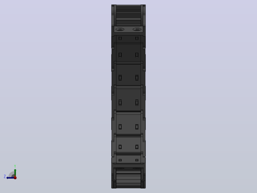 弯曲半径125内高25两侧打开型DB封闭式拖链_DMD25CDBA-25-38-125R-30(2)右视缩略图