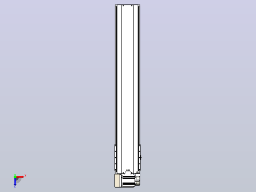 皮带直线轴半封闭可选导轨TPA-HNB-220D-176-L1100-LU-C-P1K-N3俯视缩略图