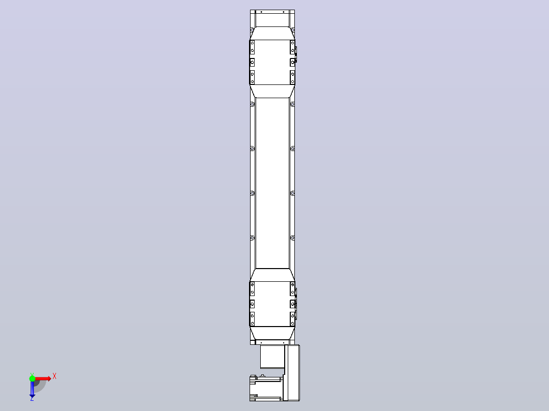 皮带直线轴双滑块型TPA-GCBS-150-P80-L275-QR-M75-N3俯视图