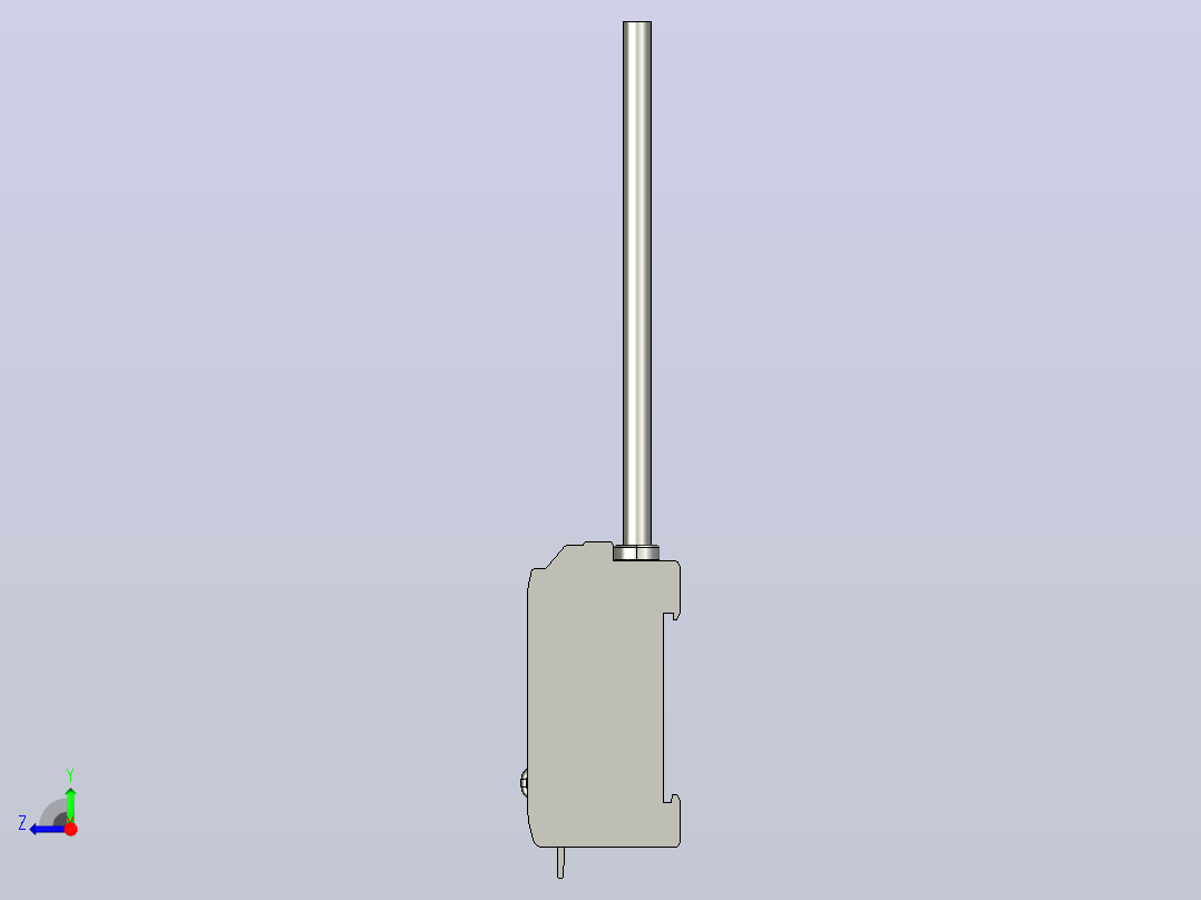 RGB颜色传感器CZ-V1系列右视图