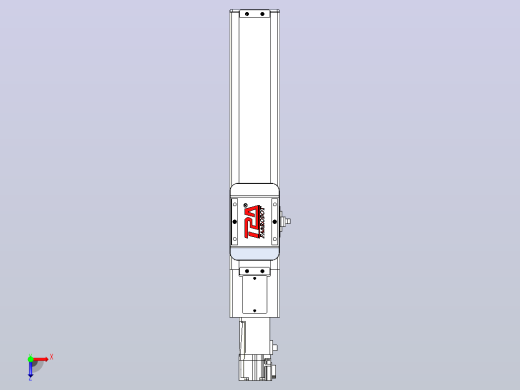 滚珠丝杠直线轴带导轨全封闭TPA-HCR-65S-1610C-L200-M-C-P10-N3俯视缩略图