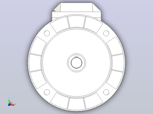 IM B5 H80-180(YE2、YE3)通用电机[YE3-112M-4-B5]前视缩略图