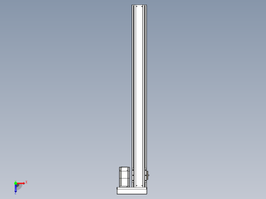 日规模组半封闭丝杆TPA-HNR-85S-1610C-L900-ML-Y-P20-N3俯视缩略图