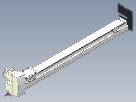 机器人皮带驱动直线轴TPA-GCB-80-P60-L700-RU-M20-N3