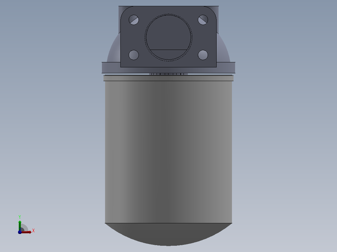 HYDAC 液压油滤清器前视图