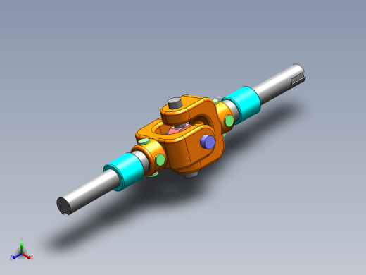 solidworks中的万向节