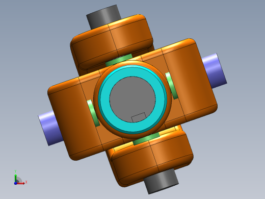 solidworks中的万向节前视缩略图