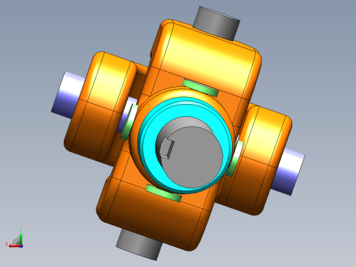 solidworks中的万向节后视缩略图