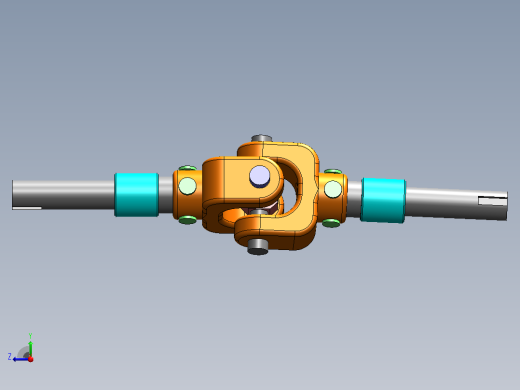 solidworks中的万向节右视缩略图