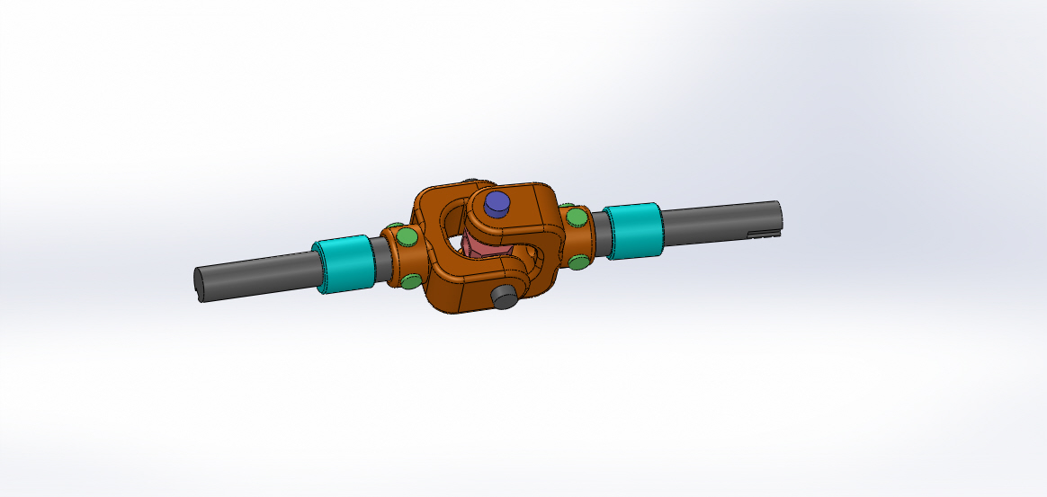 solidworks中的万向节