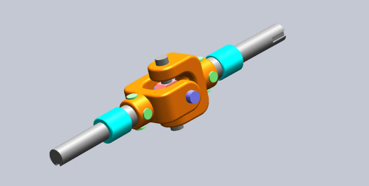 solidworks中的万向节缩略图