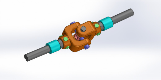solidworks中的万向节缩略图