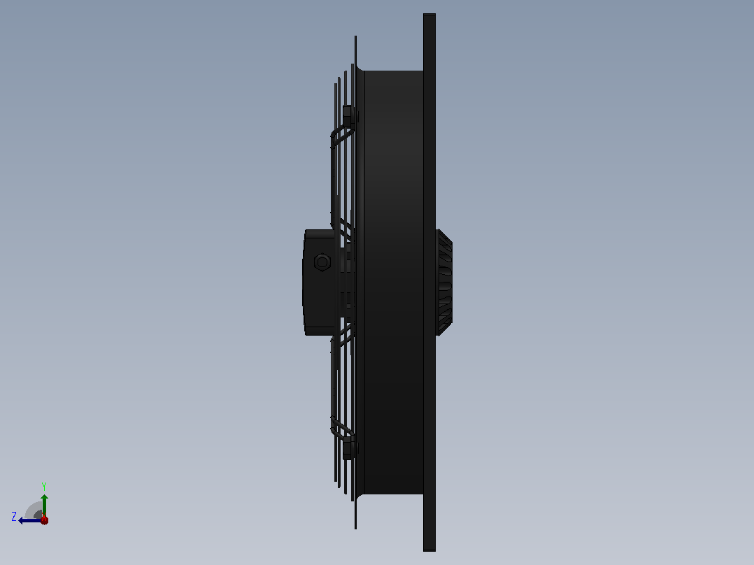 TX.A4D-500S-5FMAR01型外转子风机[TX.A4D-500S-5FMAR01].sldprt右视图