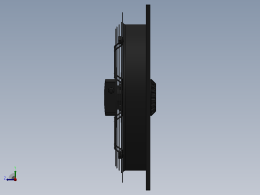 TX.A4D-500S-5FMAR01型外转子风机[TX.A4D-500S-5FMAR01].sldprt右视缩略图
