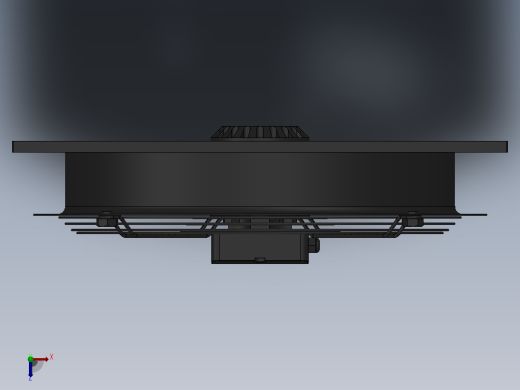 TX.A4D-500S-5FMAR01型外转子风机[TX.A4D-500S-5FMAR01].sldprt俯视缩略图