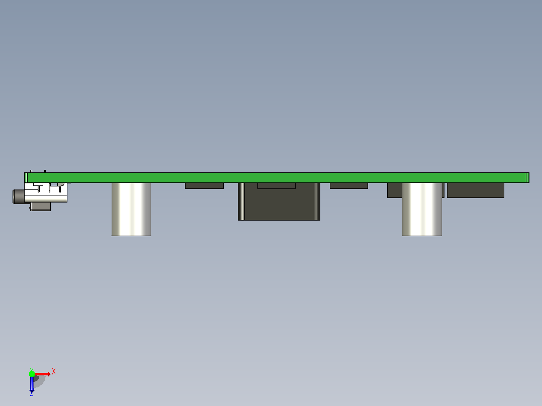 IP2366 USB c 移动电源俯视图