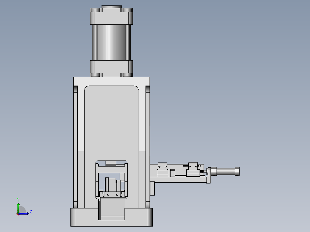 7合一和四合一_SD卡端插針模左视图