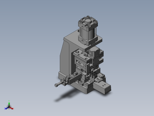 7合一和四合一_SD卡端插針模正等轴测缩略图