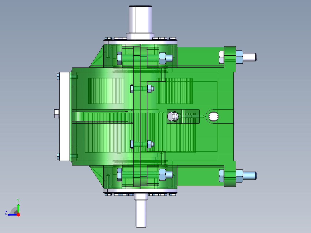 2级减速器右视图