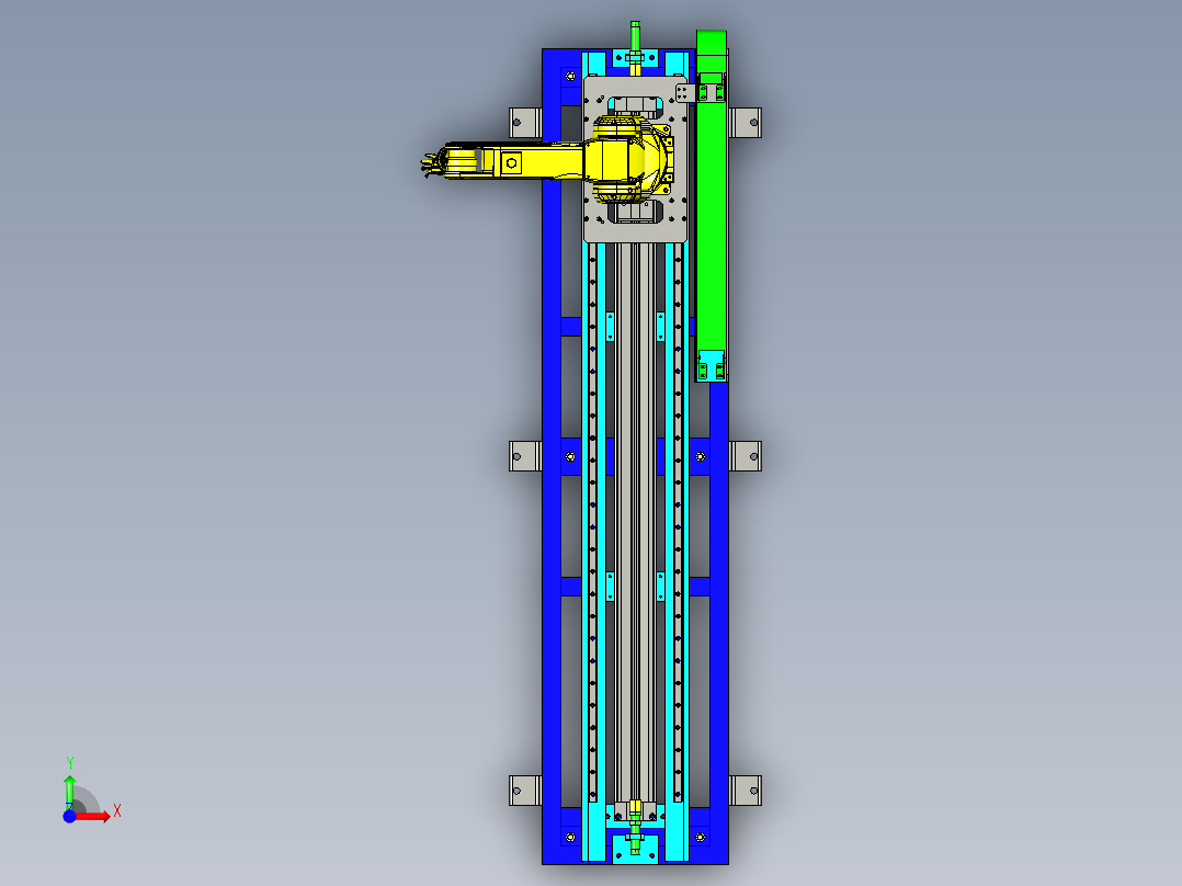 发那科fanuc robot transport前视图