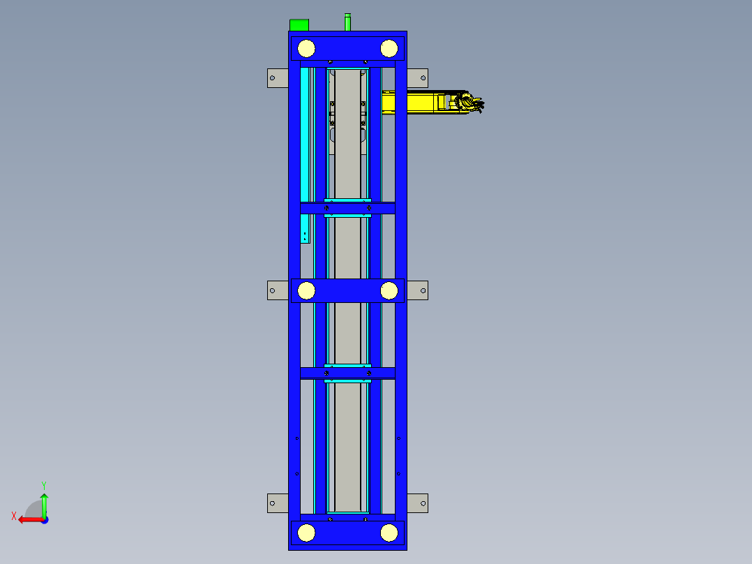 发那科fanuc robot transport后视图
