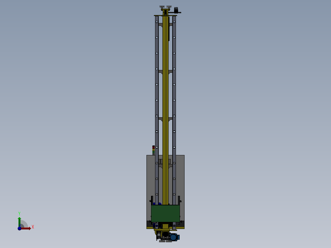 堆垛机sw18可编辑前视图
