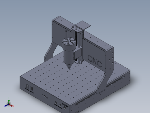 CNC小型的雕刻机（精加工）设计模型