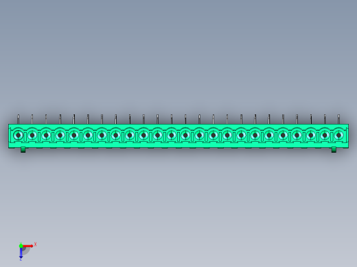 DEGSON 2EDG 系列 5.0mm 可插拔接线端子组-2EDGA-5.0-24P-14-00AH俯视缩略图