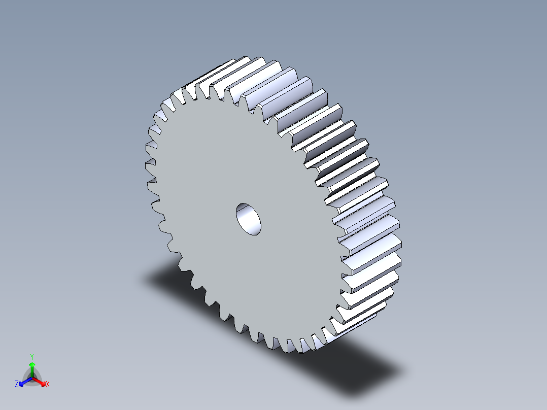 正齿轮-m2 20PA 40t Spur Gear