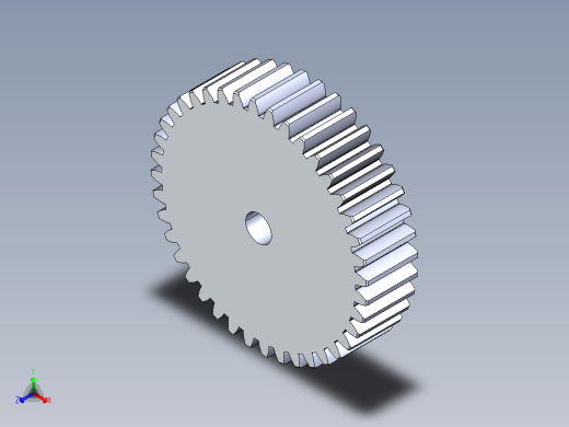 正齿轮-m2 20PA 40t Spur Gear