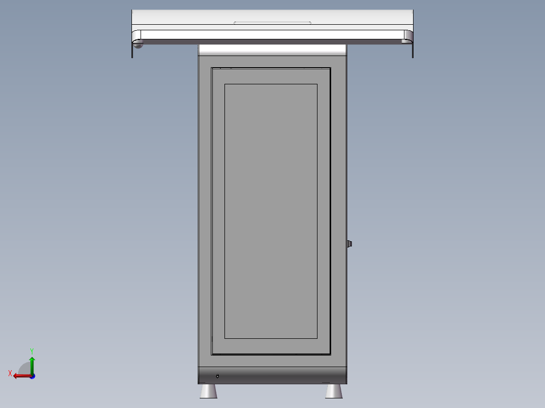 智慧城市终端后视图