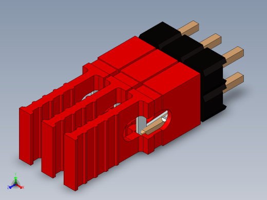 带跳线的排针-pinheader 2x3 and 3 jumpers pullback