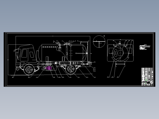 QC253-HGC5112YYG油罐汽车改装设计[全套CAD和文档]