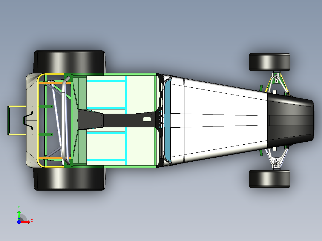 莲花7车体前视图