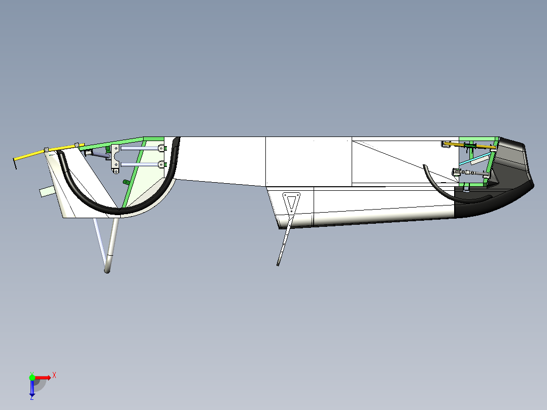 莲花7车体俯视图