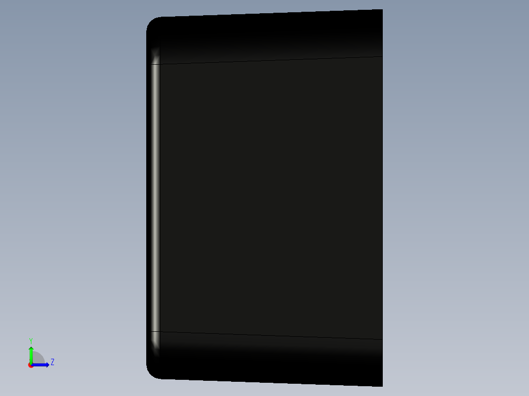 某支撑座一模二腔塑料模具设计工件和任务书左视图